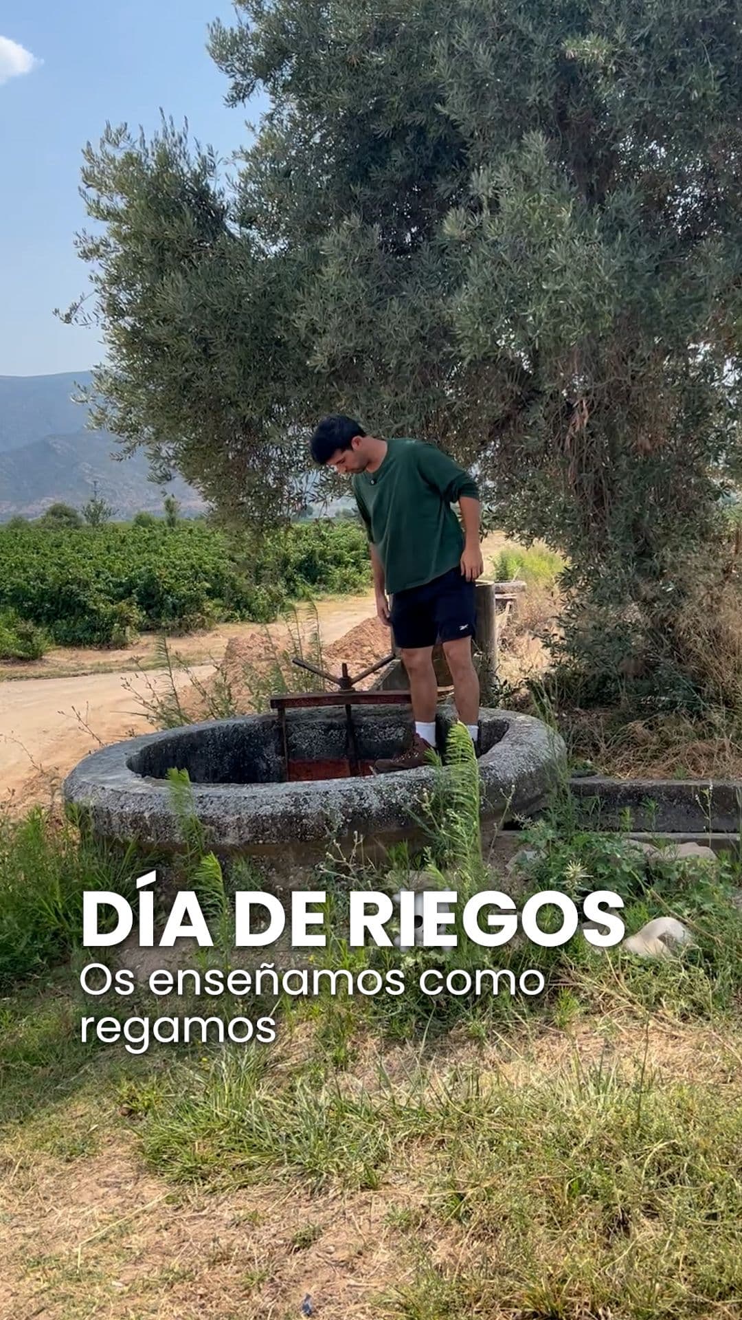 Día de riegos: desagüe roto